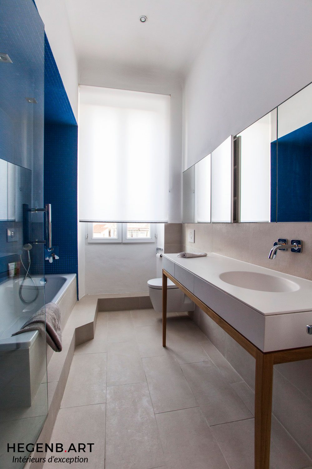 Aménagement d'une salle de bain design hegenbart